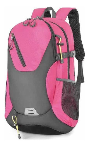 Mochila Deportiva Gym Casual Viaje , Back Pack Colores De Moda 2205 Am7 Color Fucsia