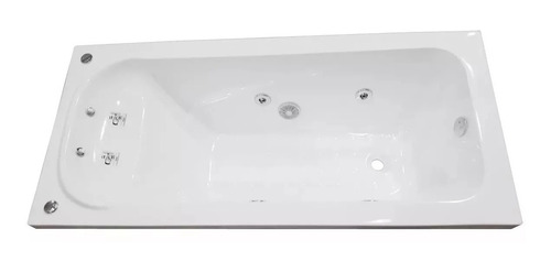 Bañera Hidromasaje Jacuzzi  Acrílico 150 X 70 6 Jets Blanco