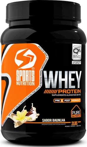 Whey Protein Pre & Pro Workout 100% Concentrada 25g De Proteínas Por Dose 908g - Sabor: Baunilha