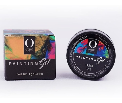 Set Painting Gel Blanco Y Negro Organic Nails