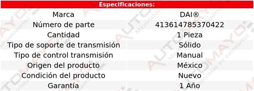 Tacón Transmisión Std Dai City L4 1.5l Honda 2014-2019