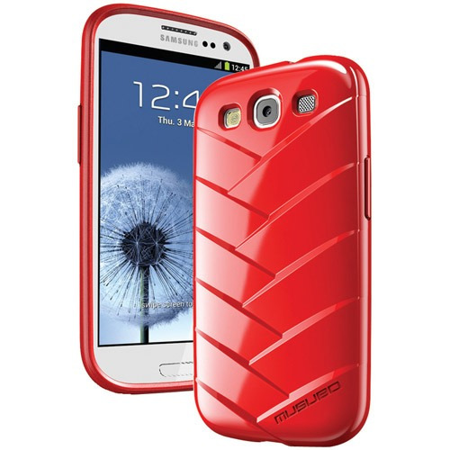 Musubo Momia Caso Para Samsung Galaxy S3 (rojo)