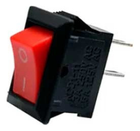 Switch Balancin Mini Rojo 2 Patas 3a-250v  Radox 835-065