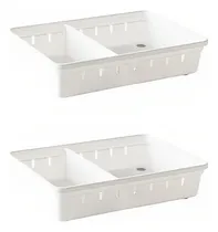 Comprar Set X 2 Organizador De Cajon Plastico Con Divisor Plasutil