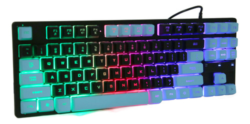 Teclado Con Cable Para Juegos De 87 Teclas, Diseño Ergonómic