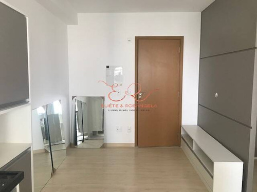 Imagem 11 de 11 de Apartamento Um Dormitório Com Armários No Melhor Ponto Do Aquárius! - Ap0374