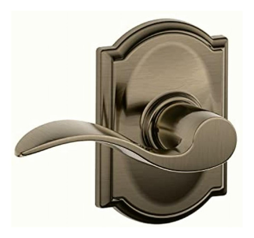 Schlage Camelot Collection Accent Paso Palanca, Antique