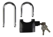 Comprar Candado Con Alarma Doble Aro Para Motos Bici Auto Rejas