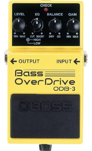 Boss Bass Efecto Pedales  Diferentes Efecto, Amarillo