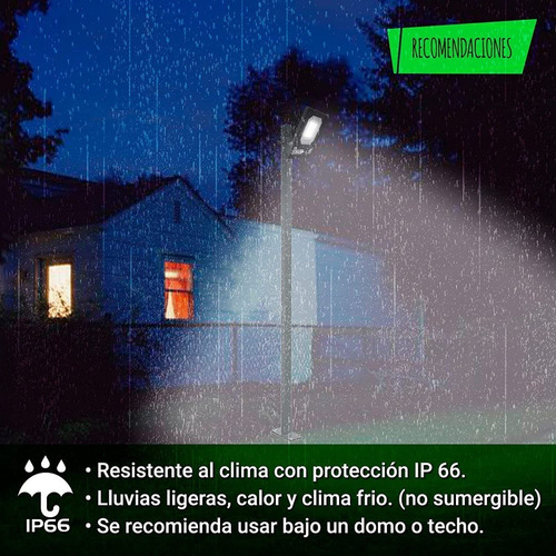 Imagen 6 de 9 de Reflector Led 200w Alta Potencia Exteriores Ultra Delgado