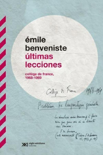 Ultimas Lecciones College De France [1968-1969] (biblioteca
