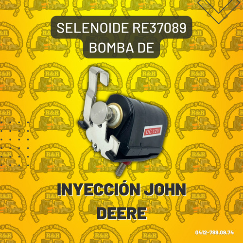 Selenoide Re37089 Bomba De Inyección John Deere