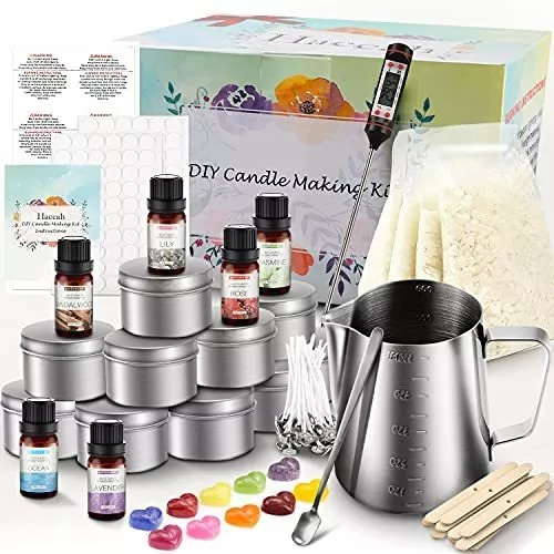 Kit Para Hacer Velas Craftzee Para Adultos Principiantes - El Kit Para  Hacer