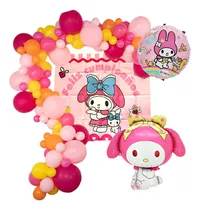 Comprar Set 55 Globos My Melody Globos Decoracion My Melody Fiesta Color Rosado Set Globos My Melody
