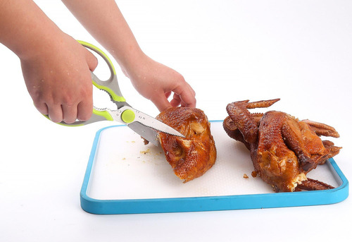 , Juego De 3 Tijeras De Cocina Con Resorte, Tijeras De Pollo