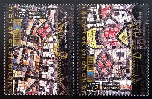 Argentina Arte, Serie Gj 2774-75 Jerusalem 1996 Mint L13631