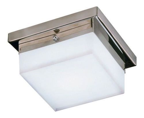 Plafon 1 Cubo Led - 10w 127v 6400k Difusor Acrílico Quadrado