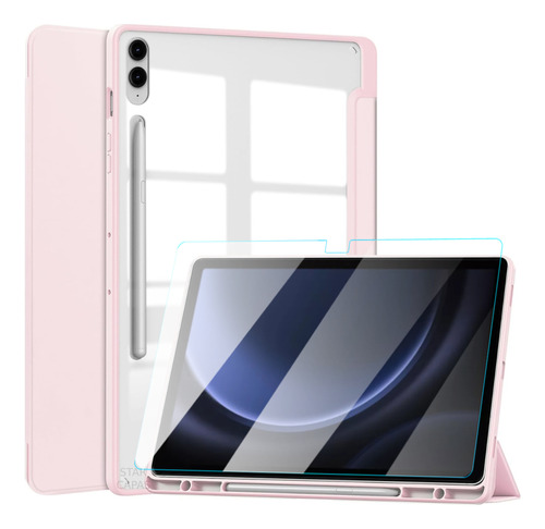 Case Acrílico Para Galaxy Tab S9 Fe+ X610 + Película Vidro