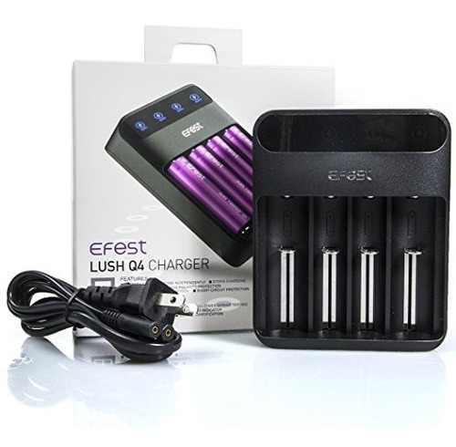 Efest Lush Q4 Cargador De Batería Inteligente Led Para 20700