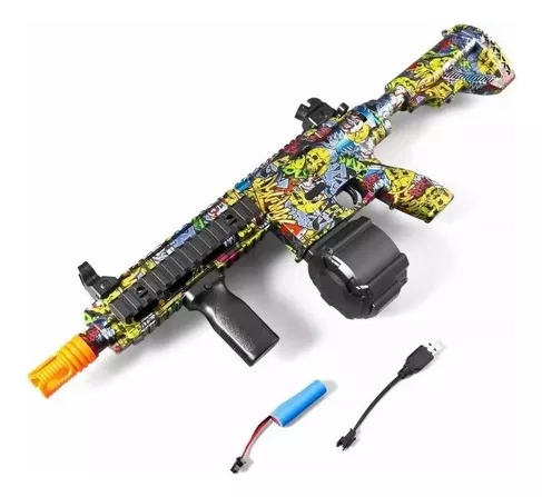 Glock elétrica gel blaster arma de brinquedo e bola água