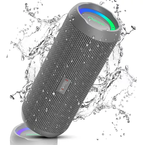 PRSCFUM Altavoz Ducha, Altavoz Bluetooth 5.3 Ducha con Luces RGB