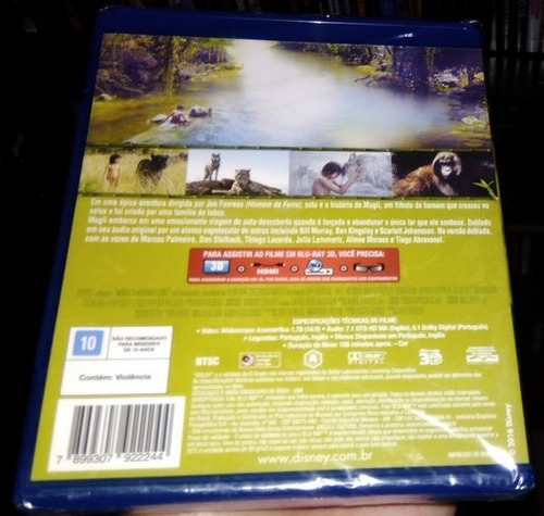 Imagem 2 de 2 de Blu-ray 3d Mogli - O Menino Lobo (lacrado)