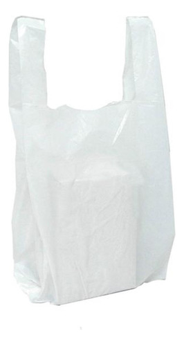 Bolsa Camiseta Blanca 30x40cm Paquete X100 Unidades