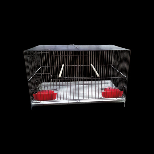 Jaula De Cria 50x29.5x29.5 Con Puerta De Nido Y Soporte Blanco