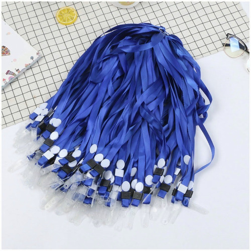 Imagen 6 de 10 de 100 Lanyard Texturados Para Porta Credencial