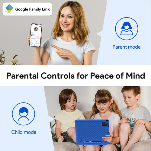 Tablet Infantil Apolosignage De 10.1 Pulgadas Con Android 13