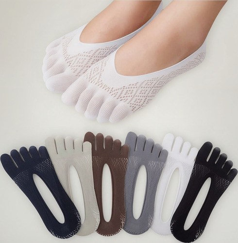 6 Pares De Calcetines De Compresión For Los Dedos Del Pie