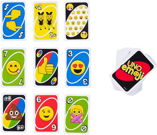 Uno Edición Emoji Juego De Cartas Completamente Nuevo