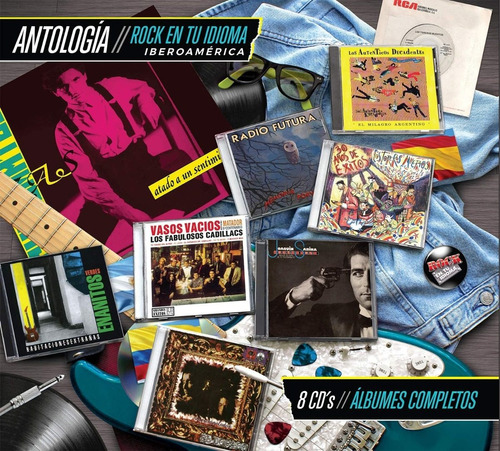 Antologia - Rock En Tu Idioma Iberoamerica - 8 Discos Cd