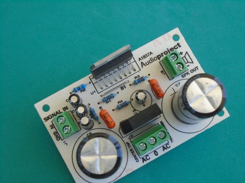 Imagen 2 de 8 de Mini Amplificador 100 Watts Tda7294 C/fuente- Audioproject