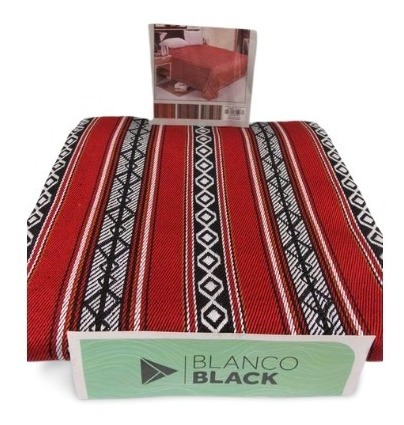 Imagen 3 de 4 de Manta Blanco Black Rustica De 2 1/2 Y Queen