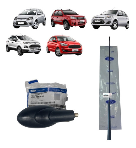 Base E Haste Da Antena Do Radio Ford Ecosport De 2010 A 2016