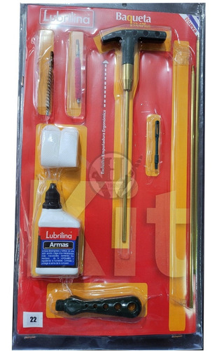 Kit De Limpieza 22 223 Arma Larga Parches Baqueta Lubrilina