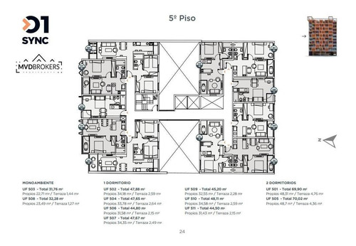 Imagen 15 de 17 de Apartamento De 2 Dormitorios A La Venta En Barrio Sur | Centro | En Promoción | 01 Sync