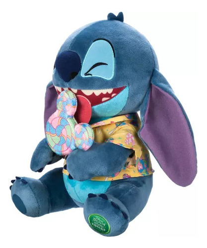 Peluche Stitch Con Accesorios Disney Lilo Y Stitch Stitch Paleta Dulce Tamaño Mediano