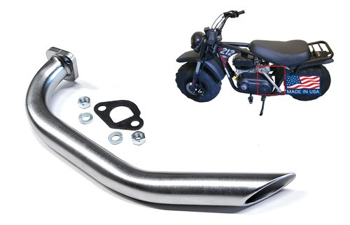 Cabezal Escape Para: Mega Moto Coleman Mini Bike