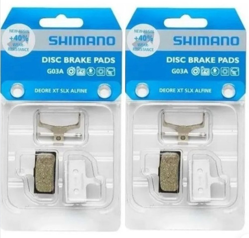 Pastilla Shimano G03a Resina Slx-xt-xtr Valor Por 2 Juegos