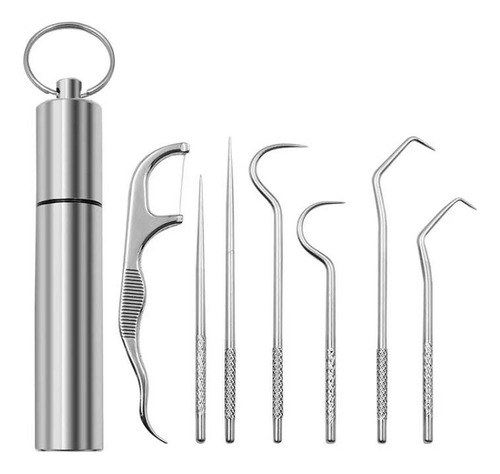 Kit De Limpieza Oral Profunda_ Acero Inoxidable Portátil_1pz