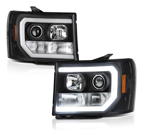 Faros Gmc Sierra 2013 2012 2011 2010 2008 2007 Led Drl Par