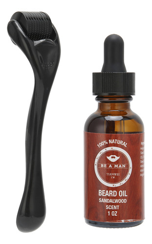 Juego De Microagujas 540 Roller Beard Oil Para Bigote Natura