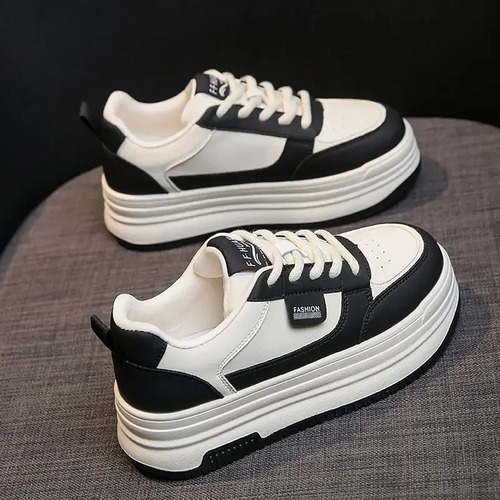Zapatillas De Deporte Con Cuña Para Mujer Zapatos Con Plataf