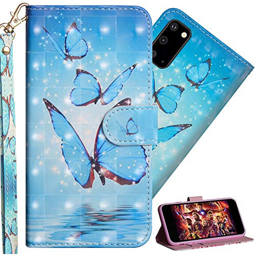 Funda Cartera Para Samsung Galaxy A51 5g Pu- Mariposa Spring