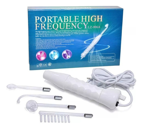 Alta Frecuencia Portatil Facial Corporal 4 Electrodos +envio