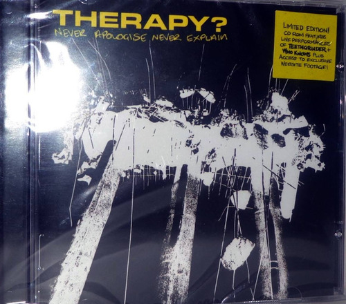 Therapy - Never Apologise Never Explain - Cd Importado Nuevo