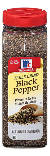 Mccormick Pimienta Negra Molida 453grs - - G A $143