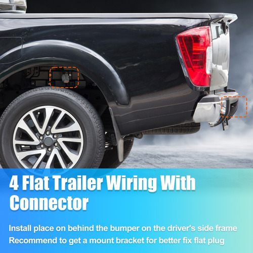 Conector Arnés Remolque Kit 4 Vía Para Nissan Frontier